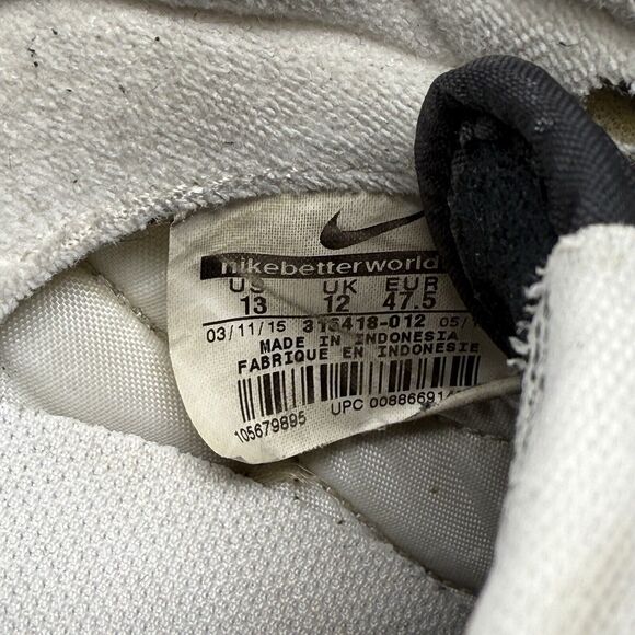 Nike Cortez 72 Basic Leather OG Shoes Mens 13 Black Retro Sneakers 316418-012 - Picture 11 of 16